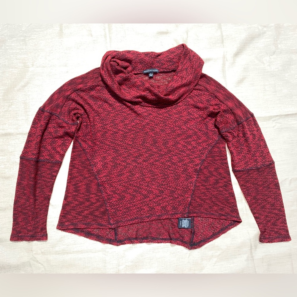 Signature Studio women’s cowl neck sweater size L